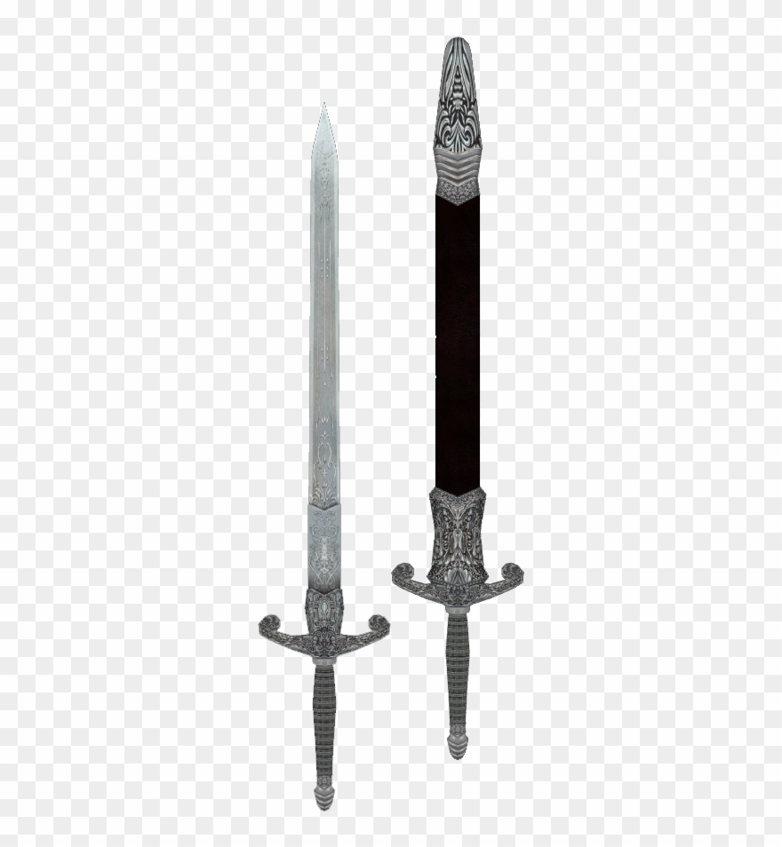Drawn Dagger Enchanted Sword - Épée Clipart