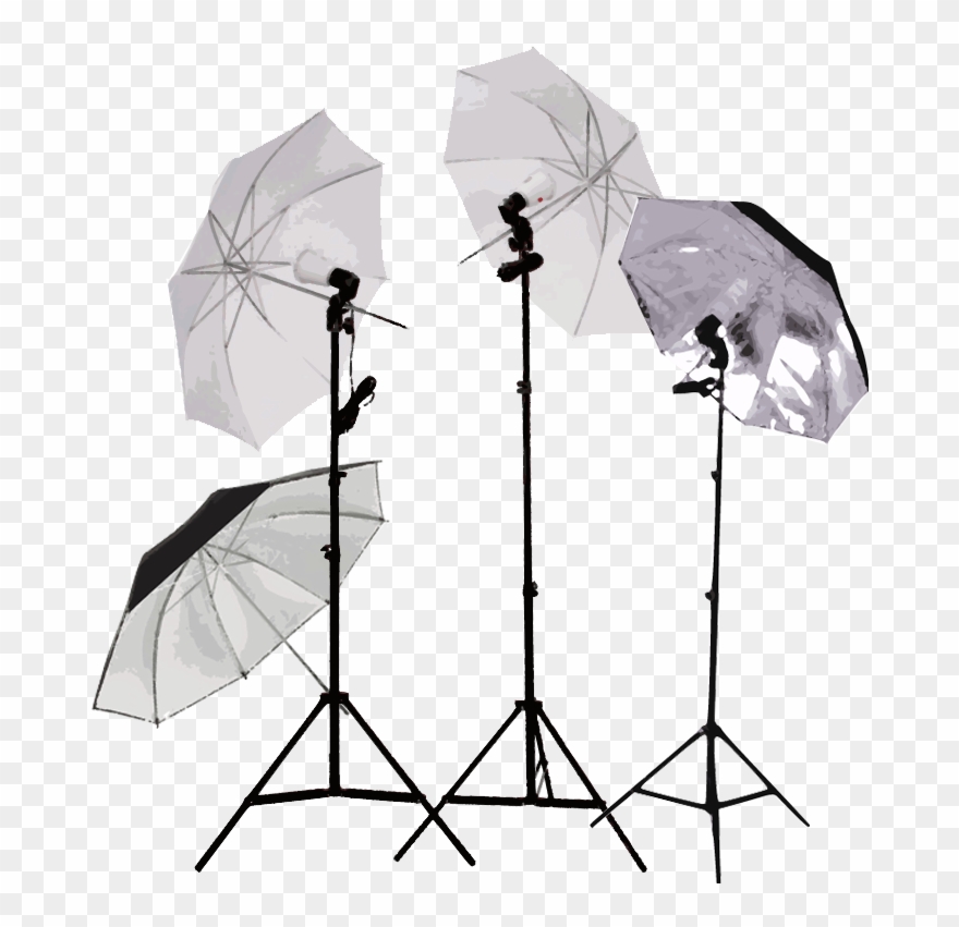 Png Studio Photography - Photoshoot Umbrella Lights Png Clipart