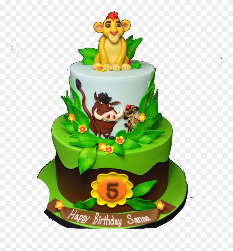 Happy Birthday Cake Png - Liom Guard Cake Clipart