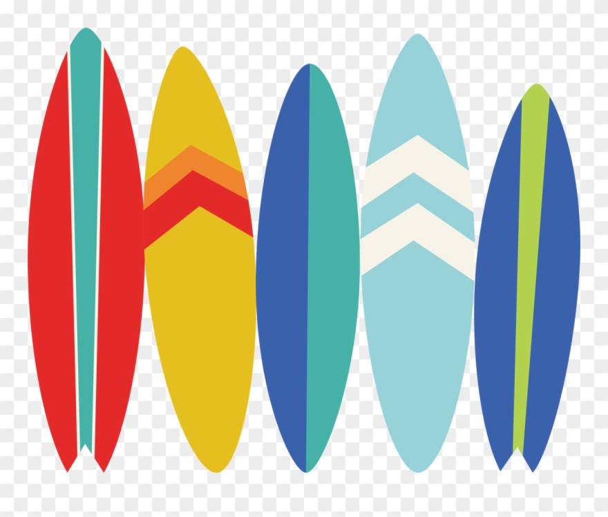 Surfboards Svg Cut Snap - Surfboard Svg Clipart