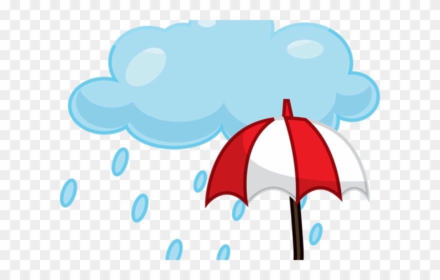 Thing Clipart Rainy - Cloud And Rain Clipart - Png Download