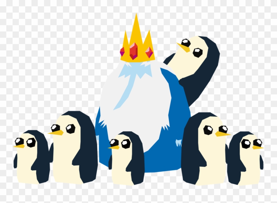 Adventure Time The Ice S Penguins By Ⓒ - Ледяной Король И Пингвины Clipart