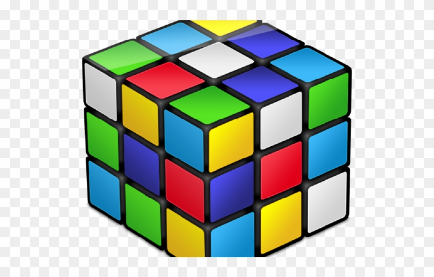 Cube Clipart Logical - Rubik's Cube - Png Download