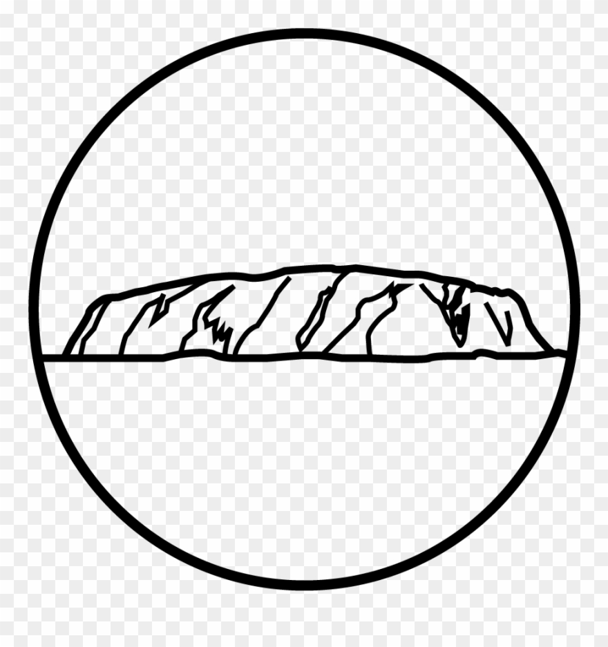 Uluru Ayers Rock 1 - Symbol Clipart