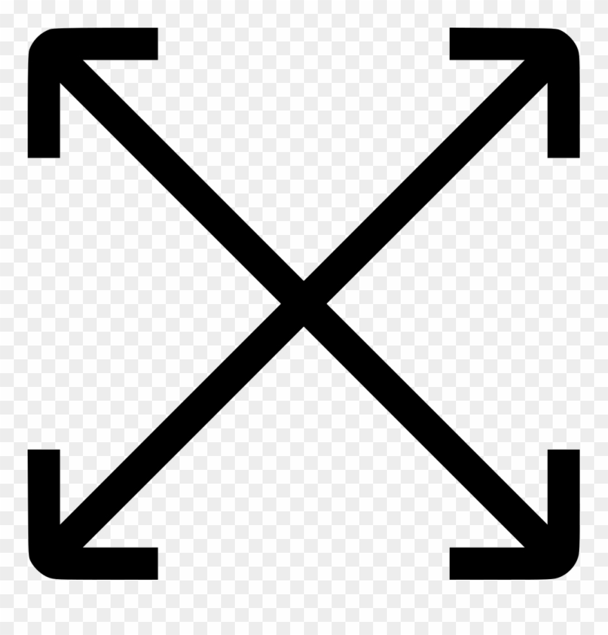 Png File Svg - Blue Full Screen Icon Clipart