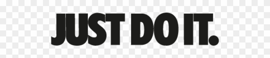 Nike Logo Clipart Slogan - Just Do It Nike Psd - Png Download