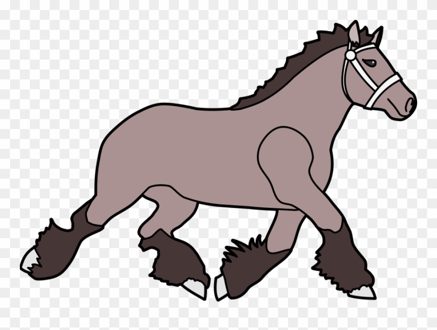 Clipart Of Horse, Um And Horse I - Mane - Png Download