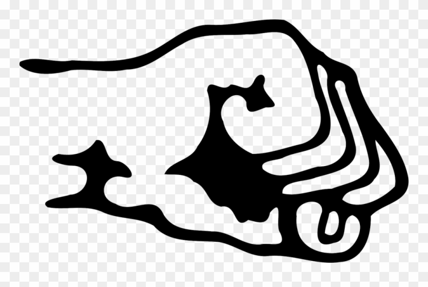 The Upper Half Of The Classic Boxers Stance - Animal Liberation Human Liberation Clipart