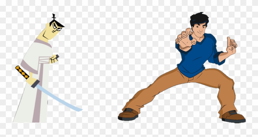 99kib, 875x393, Samurai Jackie - Jackie Chan Adventures Clipart