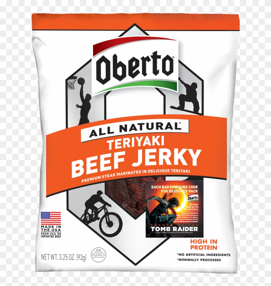 Teriyaki - Oberto Beef Jerky Clipart