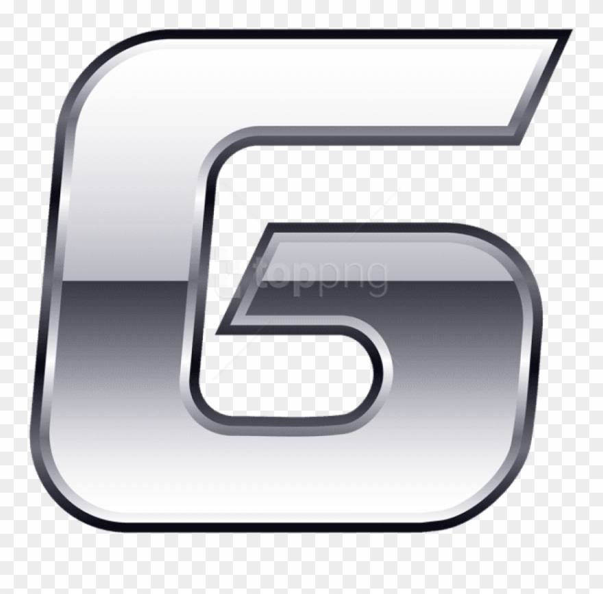 Free Png Download Silver Number Six Clipart Png Photo Transparent Png