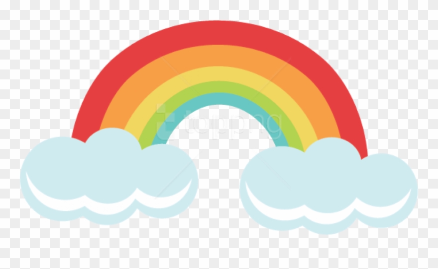 Free Png Download Rainbow Png Png Images Background - Cute Rainbow Transparent Background Clipart