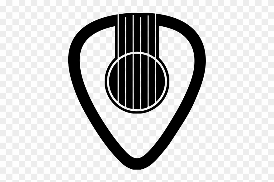 Sound Tattoo Picks Guitar Pick Acoustic Hole Clipart - Logo Pick Guitar Png Transparent Png
