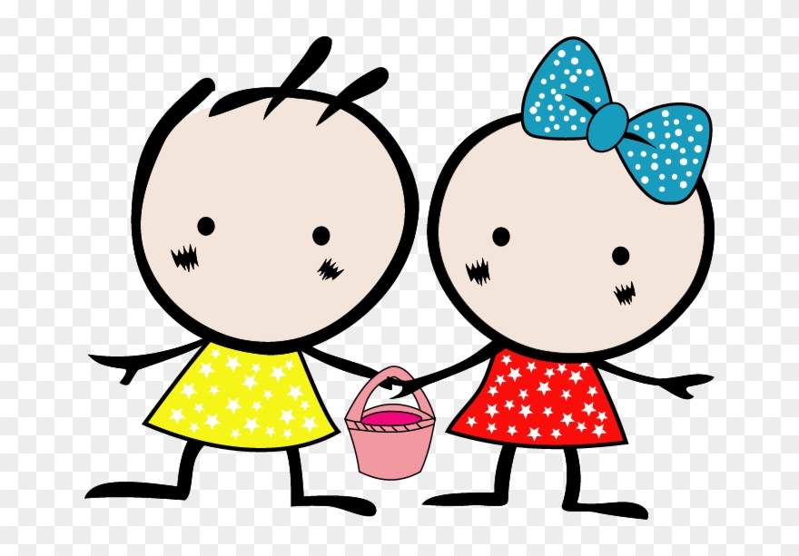 Kiki & Coco Cartoon Vector Art Png - Дети Картинки Рисованные Clipart