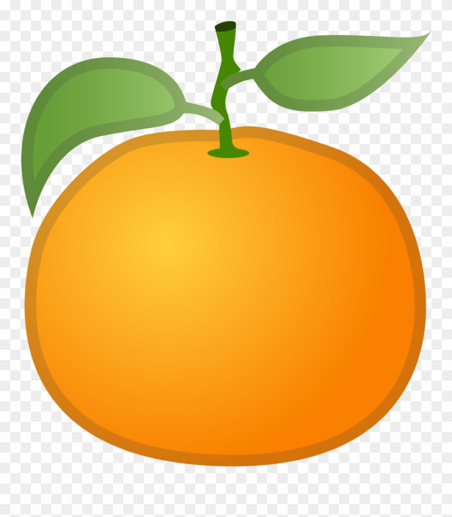 Tangerine Icon - Mandarin Oranges Emoji Clipart