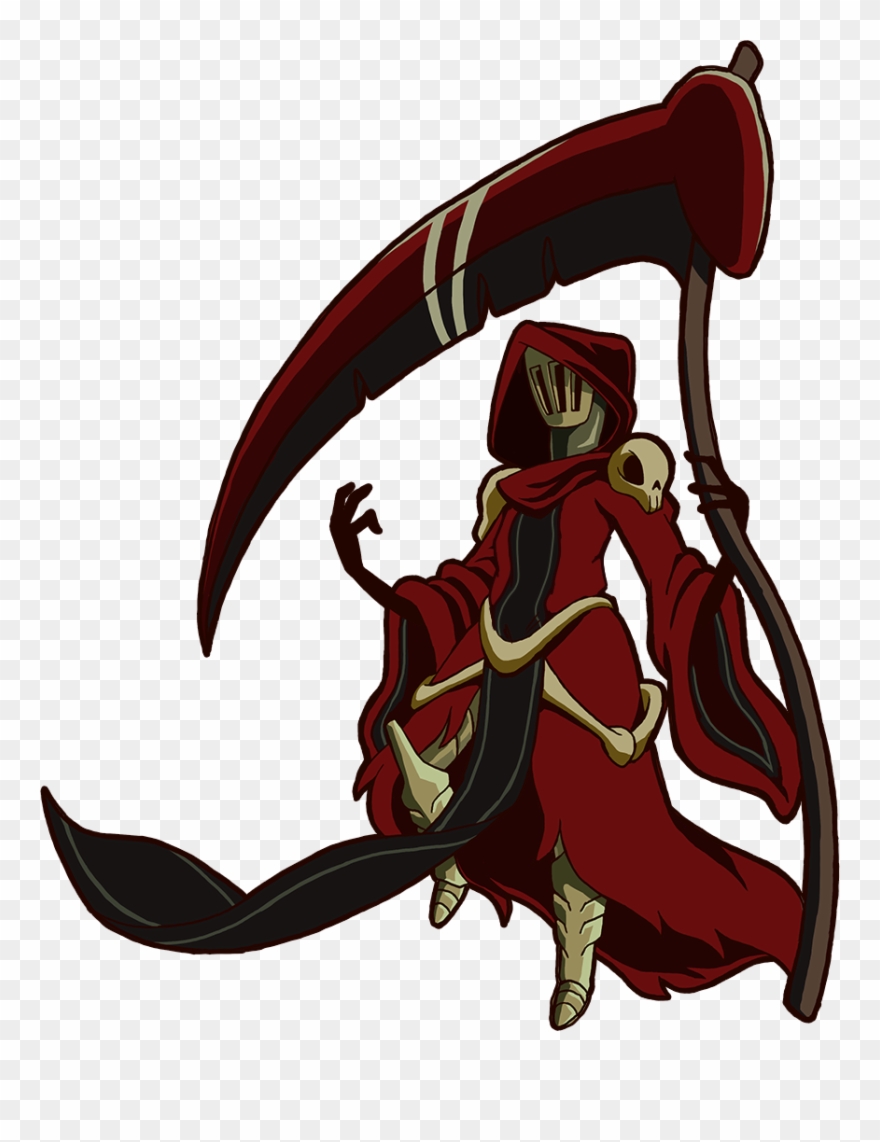 Spectre Knight Nothing Big Here, Just Flattened Out - Shovel Knight Spectre Knight Female Clipart