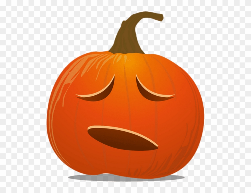 Ir Citrouille Halloween Triste - Jack-o'-lantern Clipart