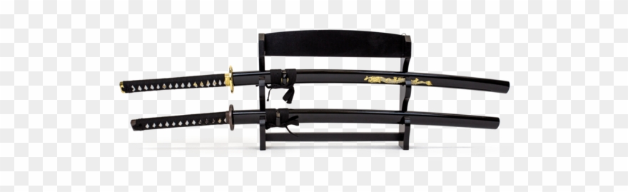 Double Sword Wall Display - Sword Clipart