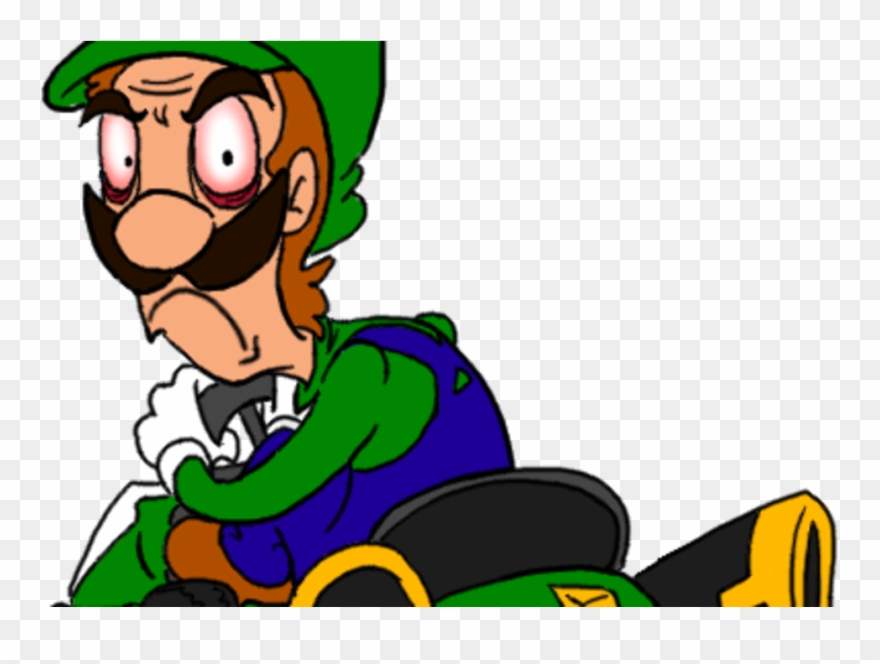 Mama By Savagewaluigi On - Luigi Death Stare Png Clipart