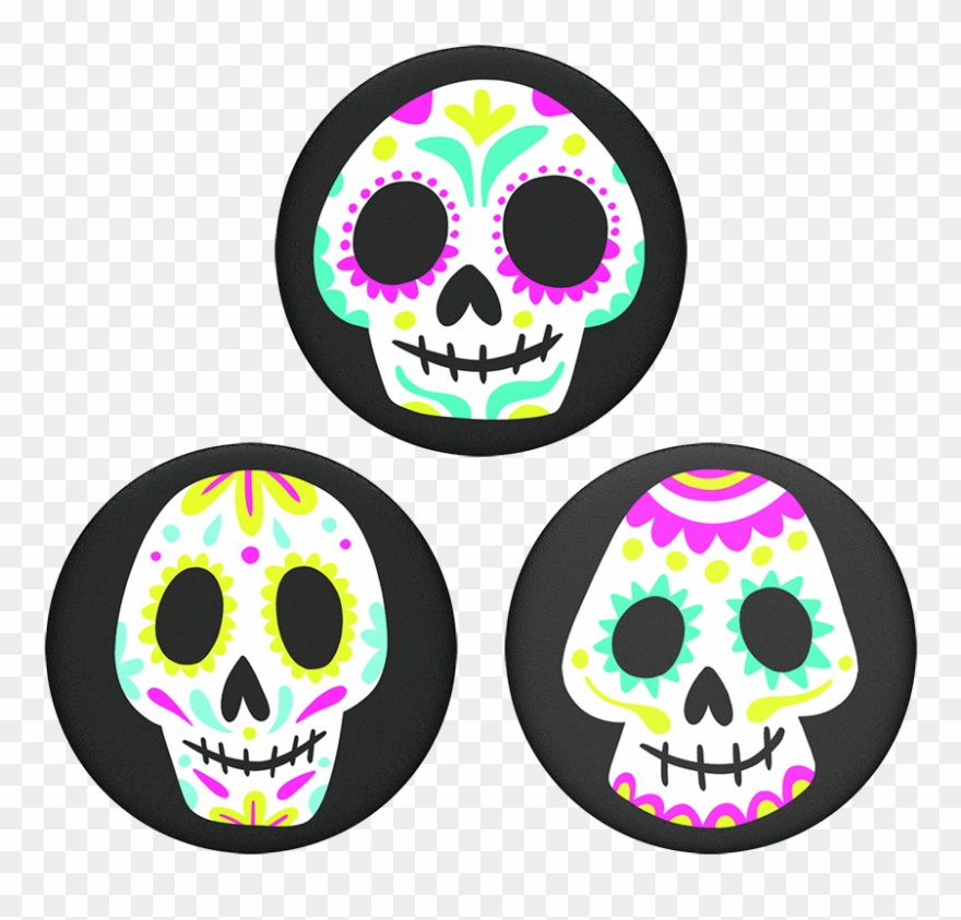 Popminis Sugar Skulls - Skull Clipart