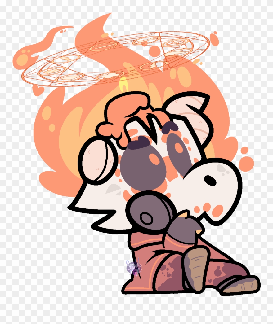 Fire Man [ Commission Artwork ] - Cartoon Clipart