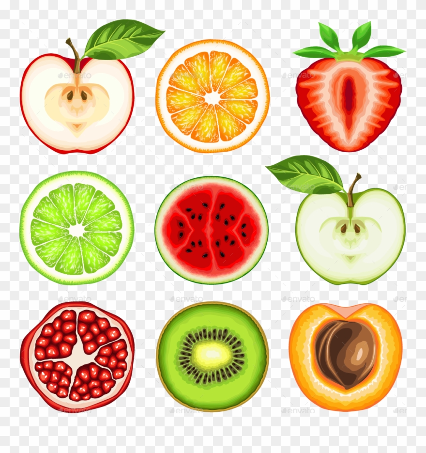 Download Fruits Transparent Slice Strawberry Clipart (4246074