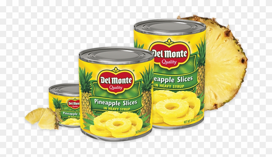 Pineapple Slices - Del Monte Pineapple Slices Clipart