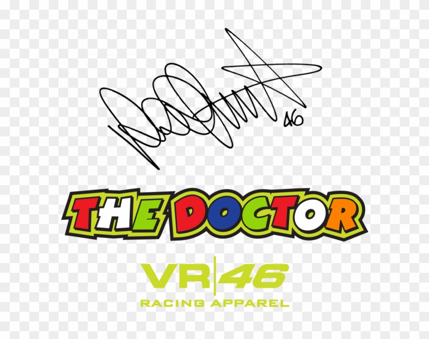 Valentino Rossi Logo - Valentino Rossi 46 Clipart
