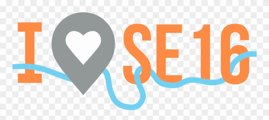 I Love Se16 - Heart Clipart