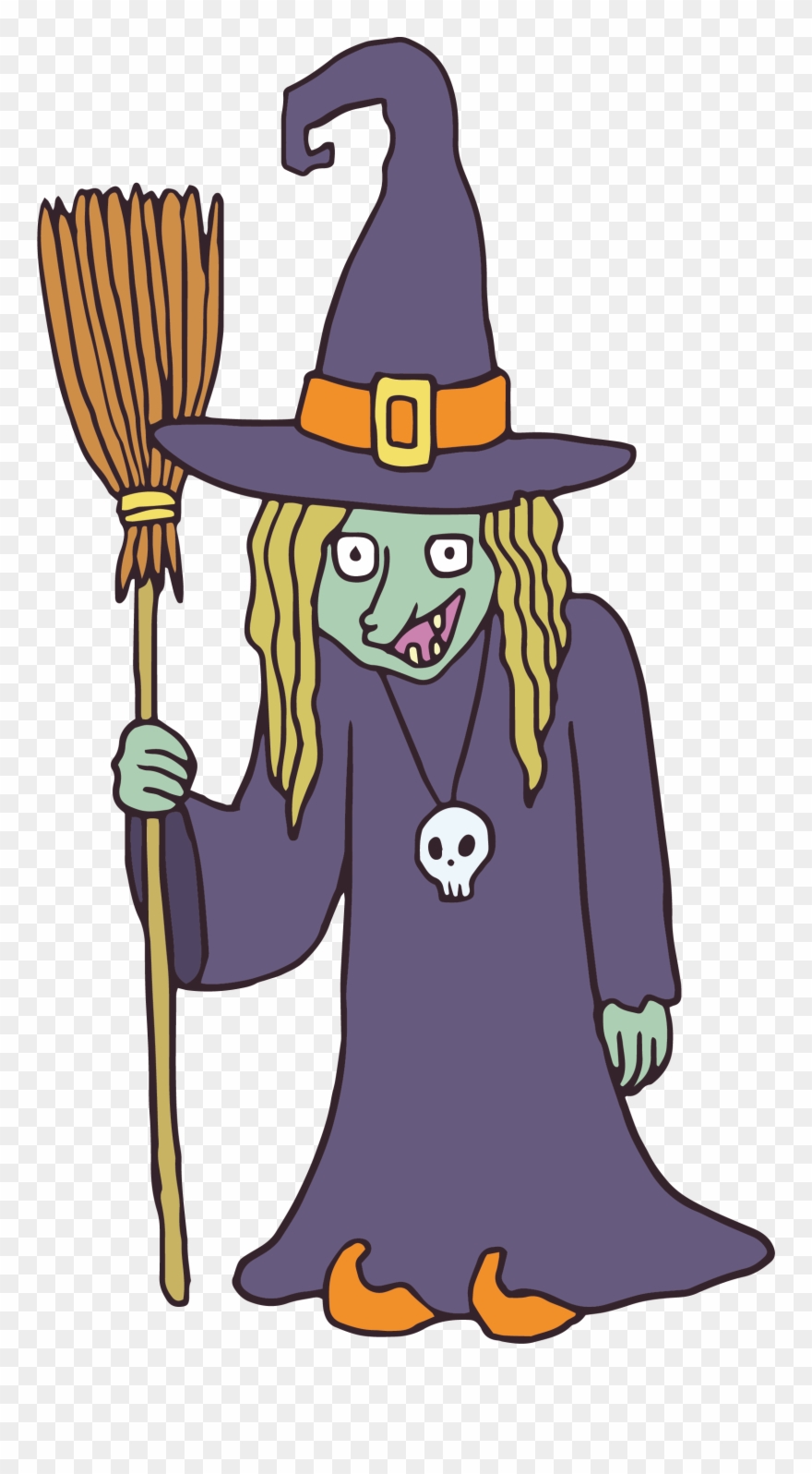 Sorceress Clipart Evil Wizard - كيفية رسم ساحرة شريرة - Png Download