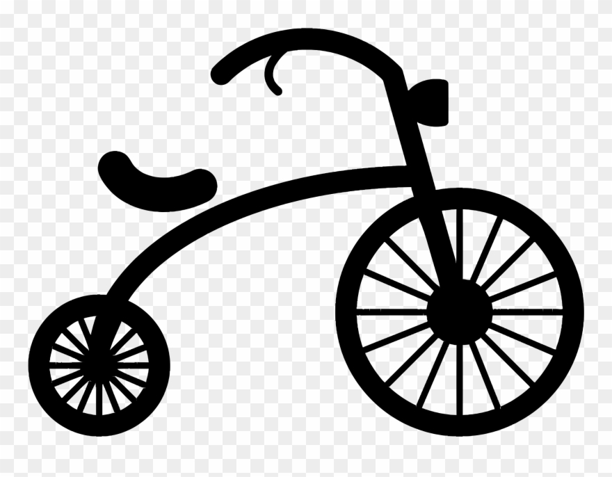 Bici Lineal Vectorized Vectorized Clipart