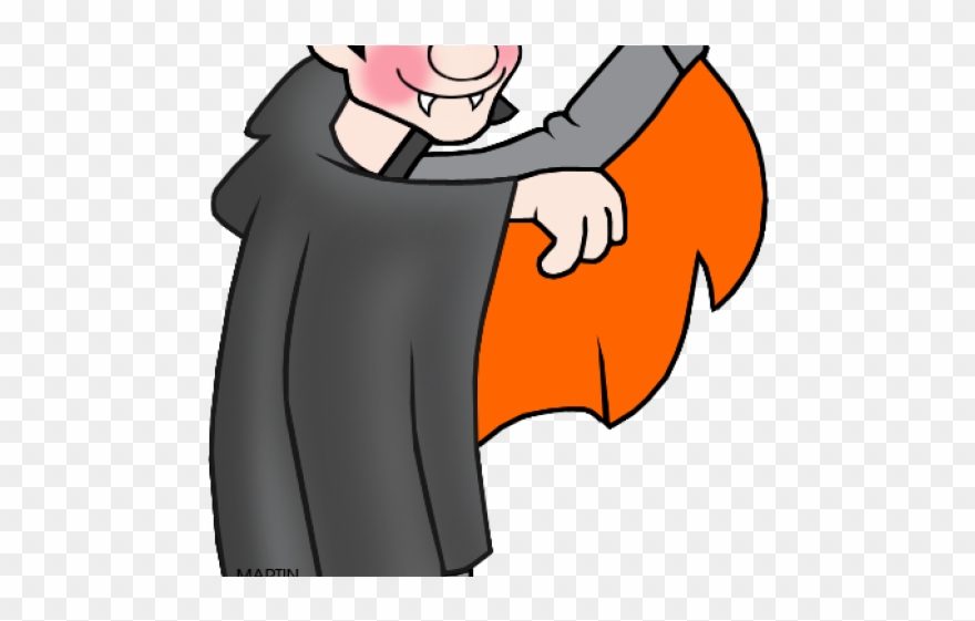 Dracula Clipart Phillip Martin - Free Halloween Clip Art - Png Download