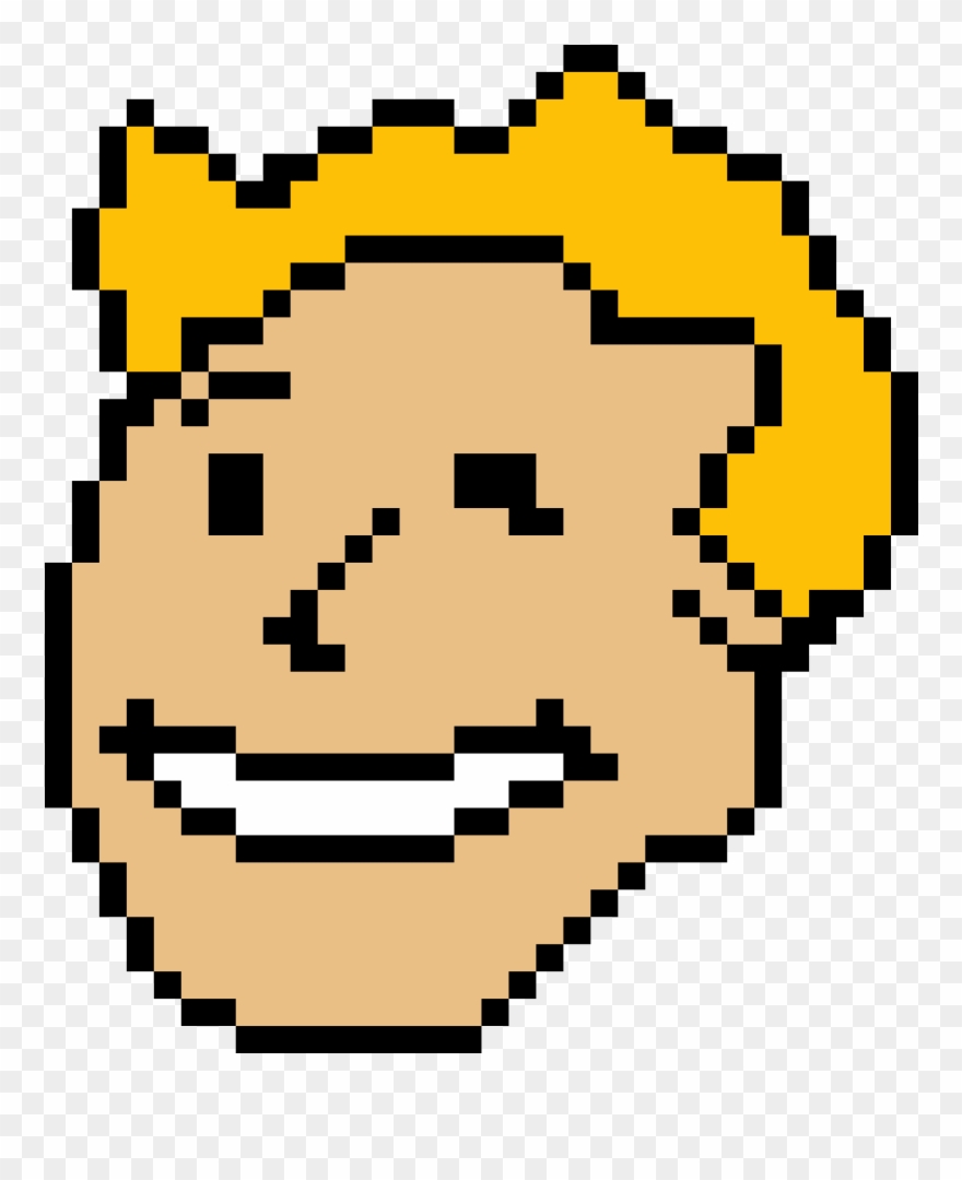 Fallout Boy - Pixel Art Cute Ghost Clipart