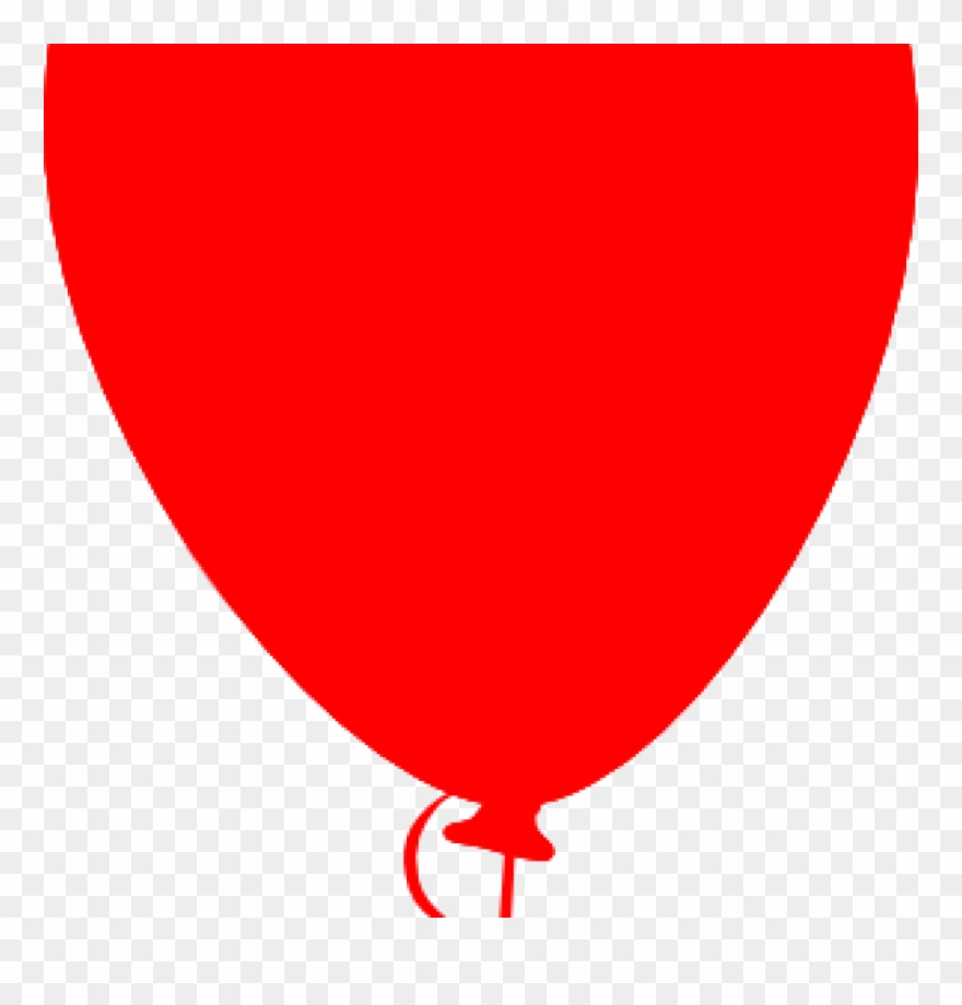 Red Balloon Clipart Clip Art At Clker Vector Online - Clip Art - Png Download
