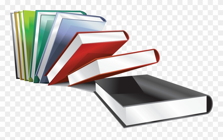 Book Clipart Transparent Background - Transparent Background Books Png