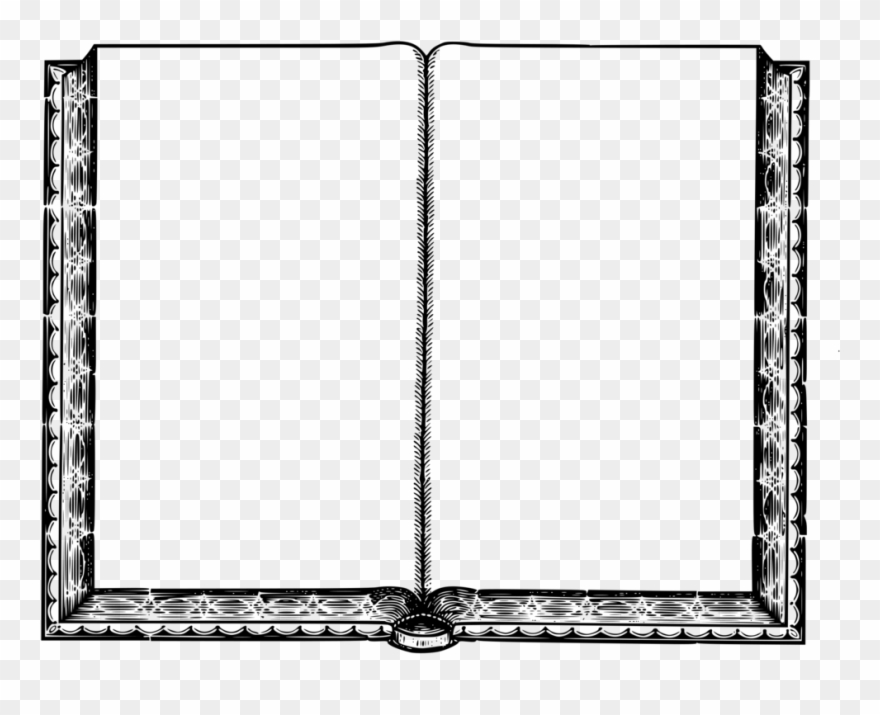 Empty Book Intentionally Blank Page Book Cover Coloring - Blank Page Of Book Clipart