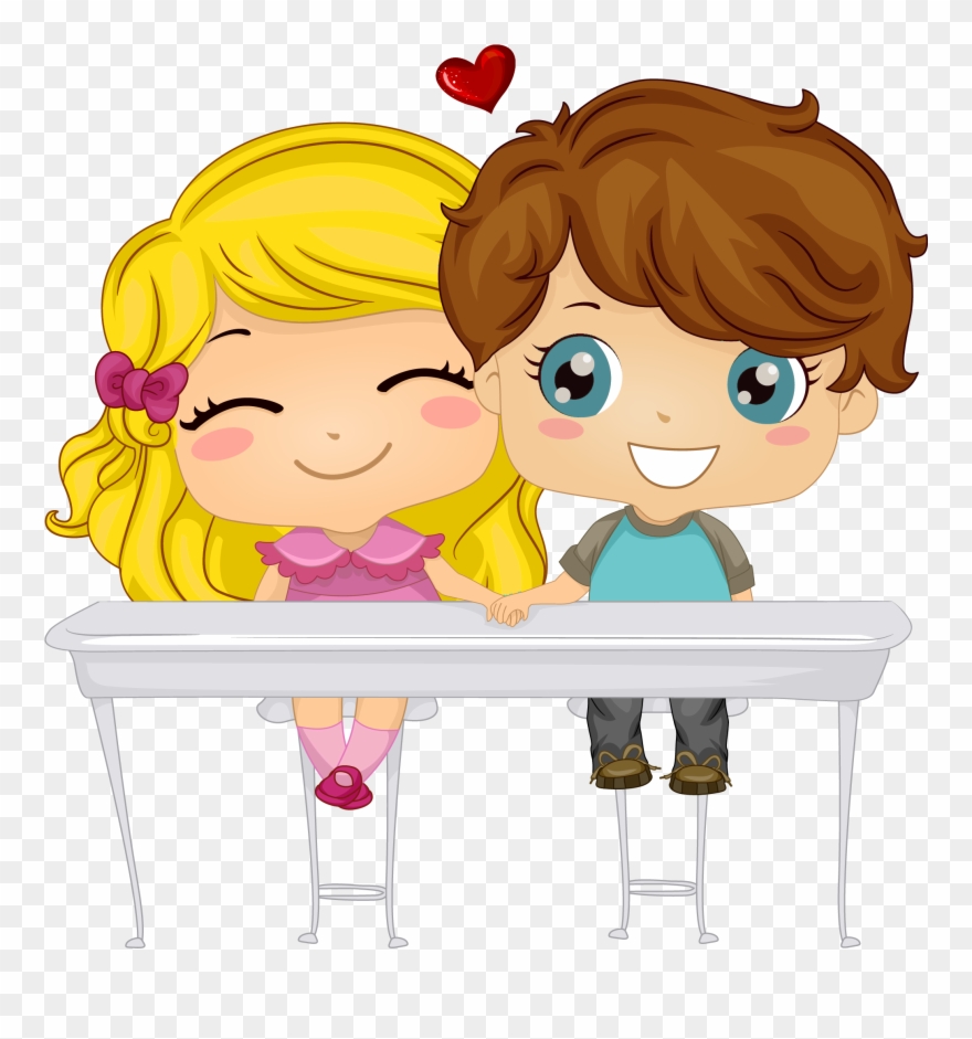 Cute Valentine Kids Png Picture Walentynki Pinterest - Boy And Girl Holding Hands Clipart
