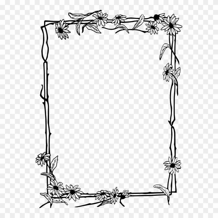 Photography Clipart Picture Frames Clip Art - Outline Design For Paper - Png Download