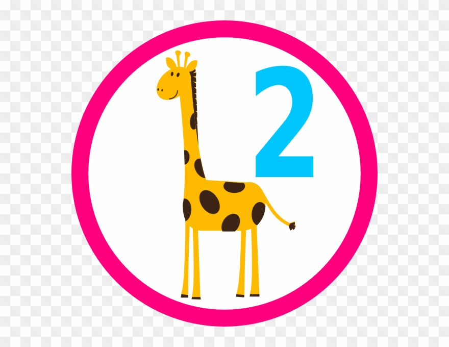 This Free Clip Arts Design Of Giraffe Cupcake Topper - Png Download