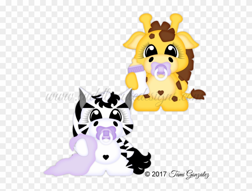 Giraffe Clipart Giraffe Lion Tiger - Giraffe - Png Download