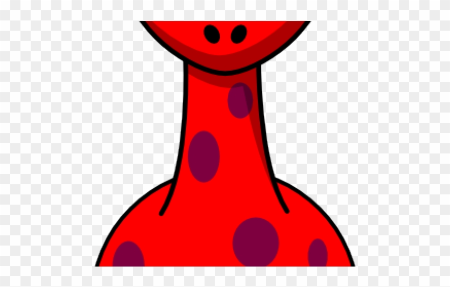 Giraffe Clipart Red - Athol Public Library - Png Download