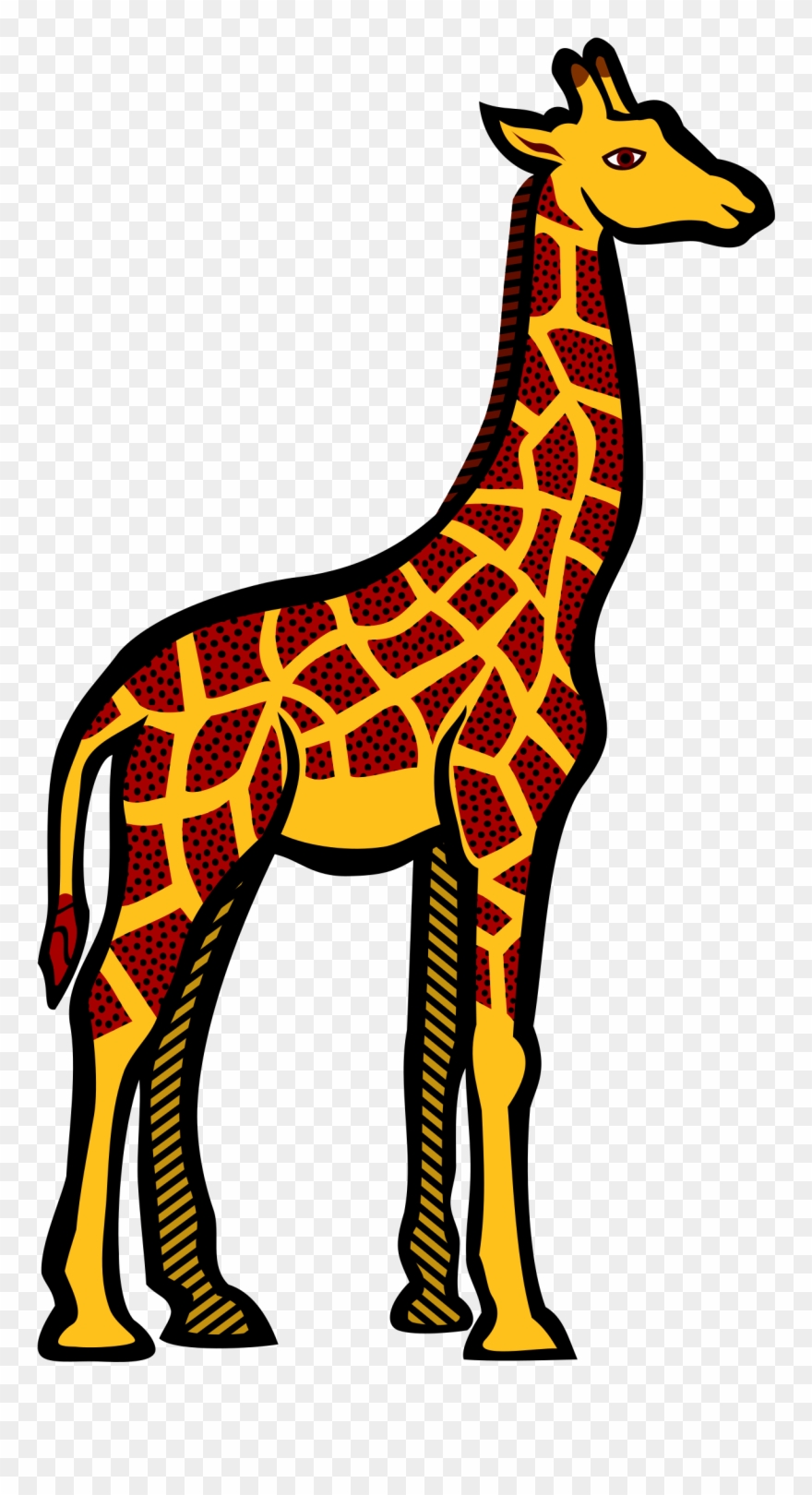 Clipart Giraffe - Clipart Of A Giraffe - Png Download