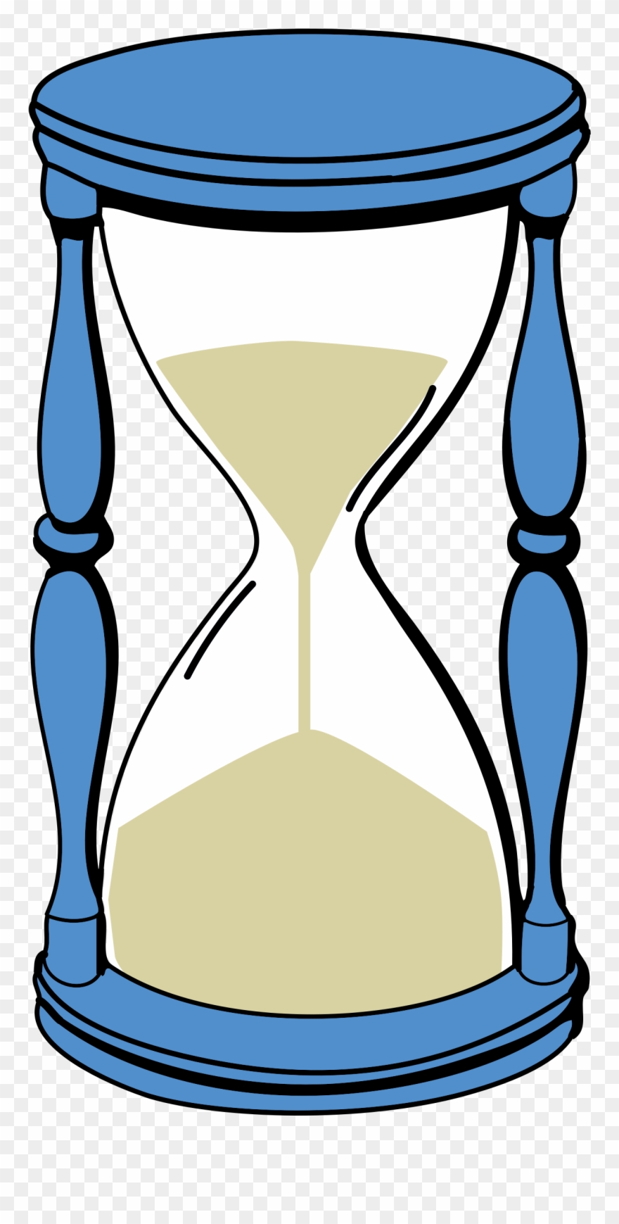 Hourglass Clipart Time Capsule - Sand Timer Clip Art - Png Download