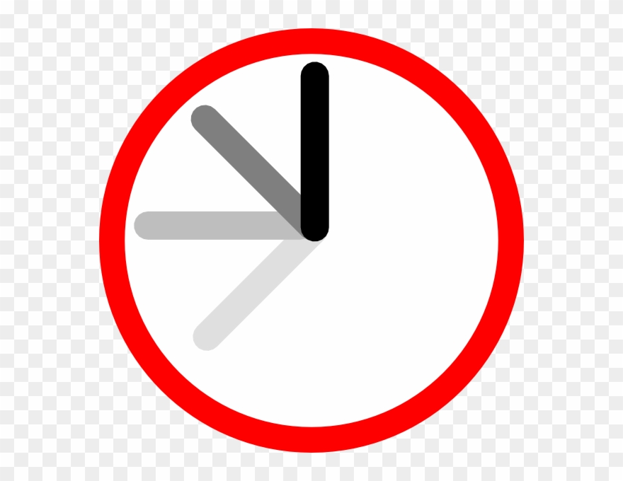 Time's Up - Ticking Clock Icon Png Clipart