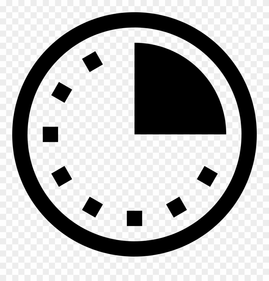 Open - Reloj Icono Clipart
