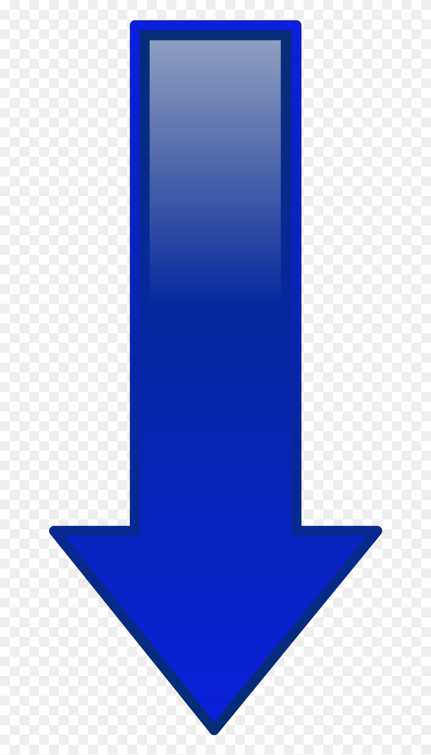 Illustration Of A Down Arrow - Clip Art Arrow Down - Png Download