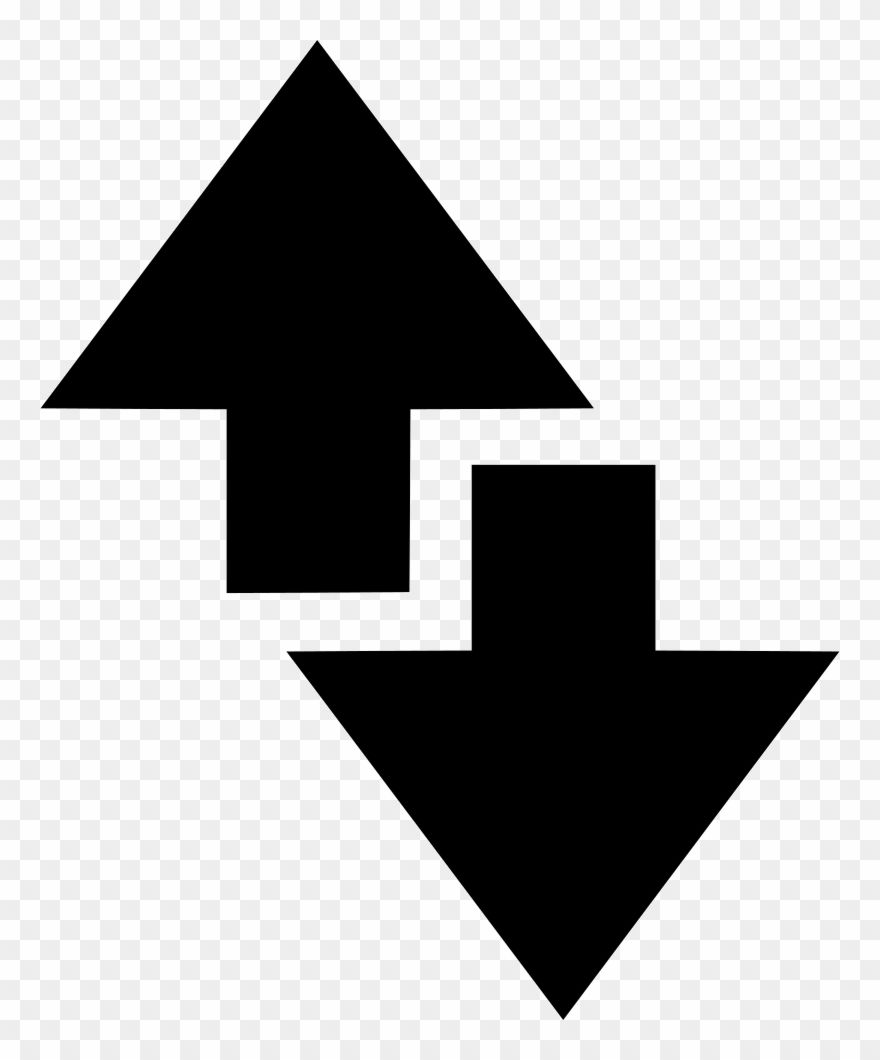 Clip Art Stock Arrow Encode To Base Data Network Internet - Up And Down Arrows Clip Art - Png Download