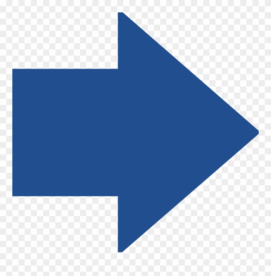 Dark Blue Right Arrow Clipart
