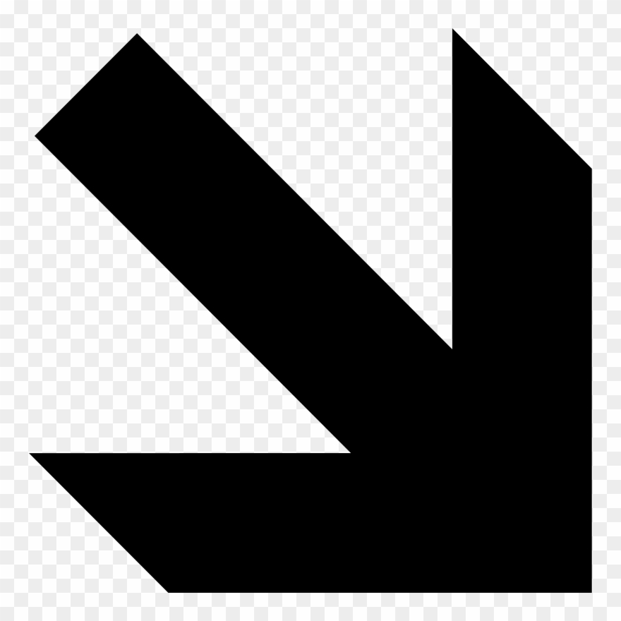 Aiga Right And Down Arrow Clip Art Download - Down Right Arrow Png Transparent Png