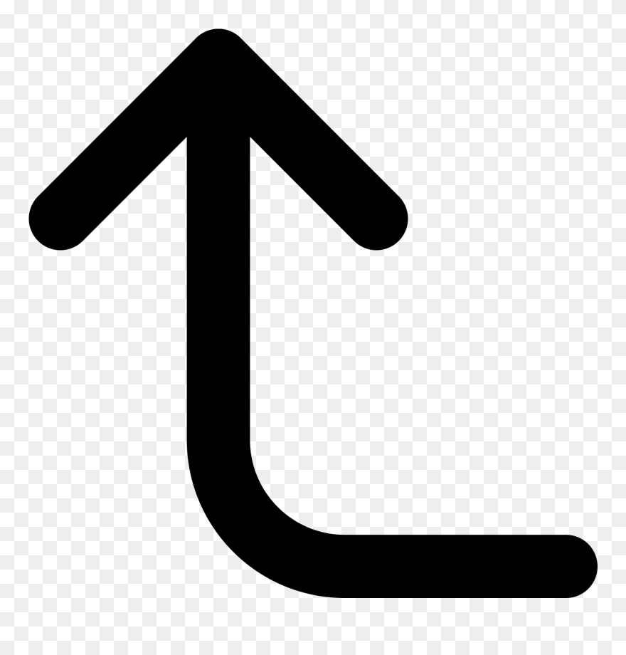 Feather Arrows Corner Left Up - Arrow Left And Up Clipart